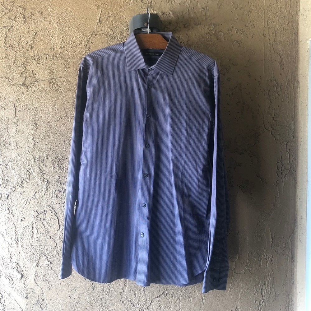 John Varvatos Slim Fit Long Sleeve Button Down